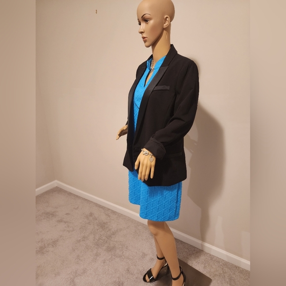 Women's Crown & Ivy Turquoise Pool "In the Groove" Dress - Picture 4 of 8